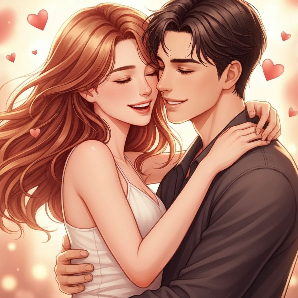 Счастливая пара вместе